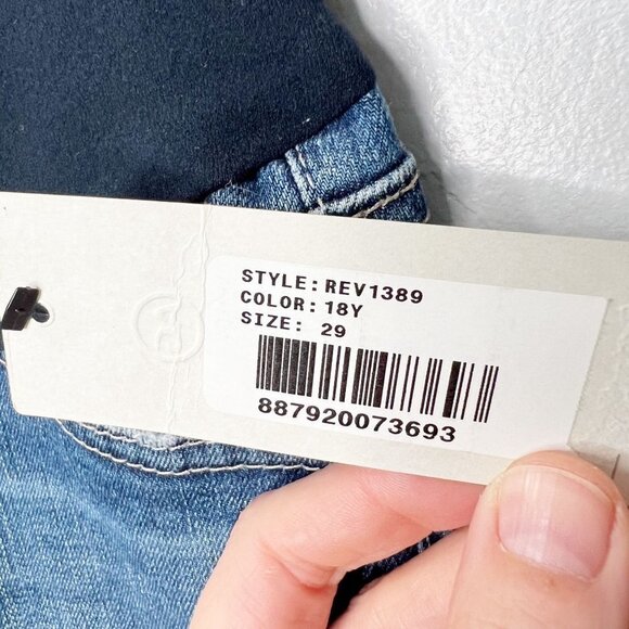 Adriano Goldschmied AG Maternity The Legging Ankle Jeans 18Y NWT Size 29 A3 - Picture 11 of 11